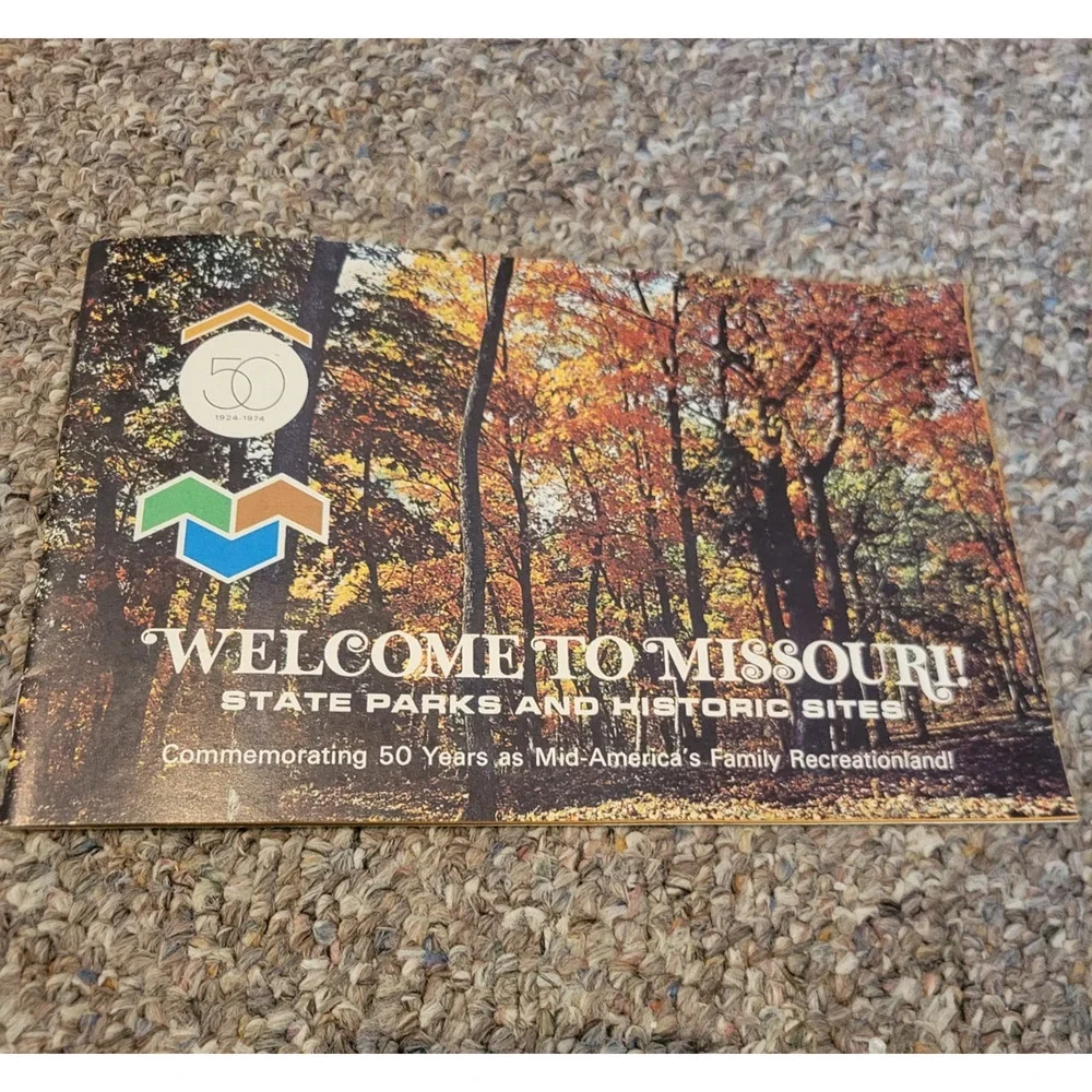 Vtg 1974 Welcome to Missouri Booklet State Parks Historic‎ Sites Travel Guide